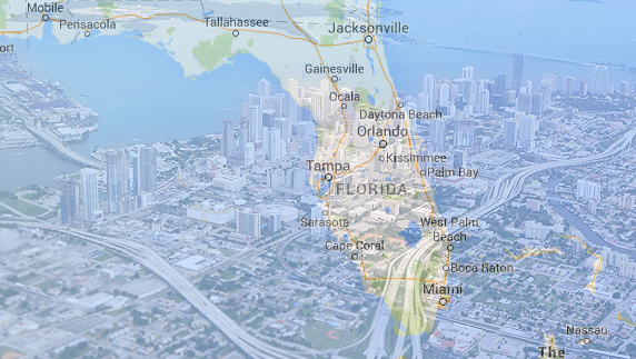 Florida supera Nova York em população e torna-se o terceiro estado mais populoso.