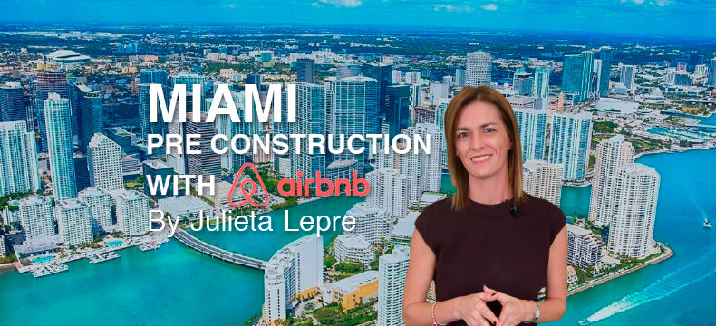 Pré-construção de Miami com Airbnb ou aluguel de curto prazo